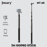 Perche Télescopique 3 m Fibre de Carbone Jmary MT-65