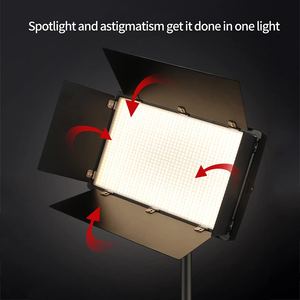 لوحة LED 800 RGB 50W مع حامل ثلاثي – إضاءة متعددة الاستخدامات للاستوديو وإنشاء المحتوى