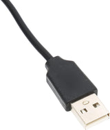 محور USB 2.0 عالي السرعة 3 منافذ وقارئ بطاقات - أسود