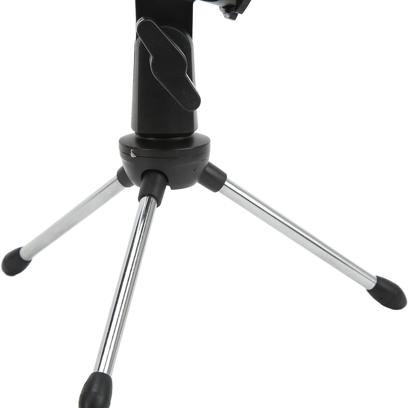 دعم ميكروفون قابل للطي مع فلتر مضاد للرياح وحامل ثلاثي مضاد للاهتزاز