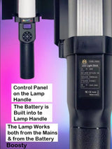 Stick Light RGB Boosty ZGRL-2000 30W 2700K-7500K Batterie 10000 mAh