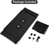 Table Pliable en Aluminium pour Ordinateur avec Ventilation