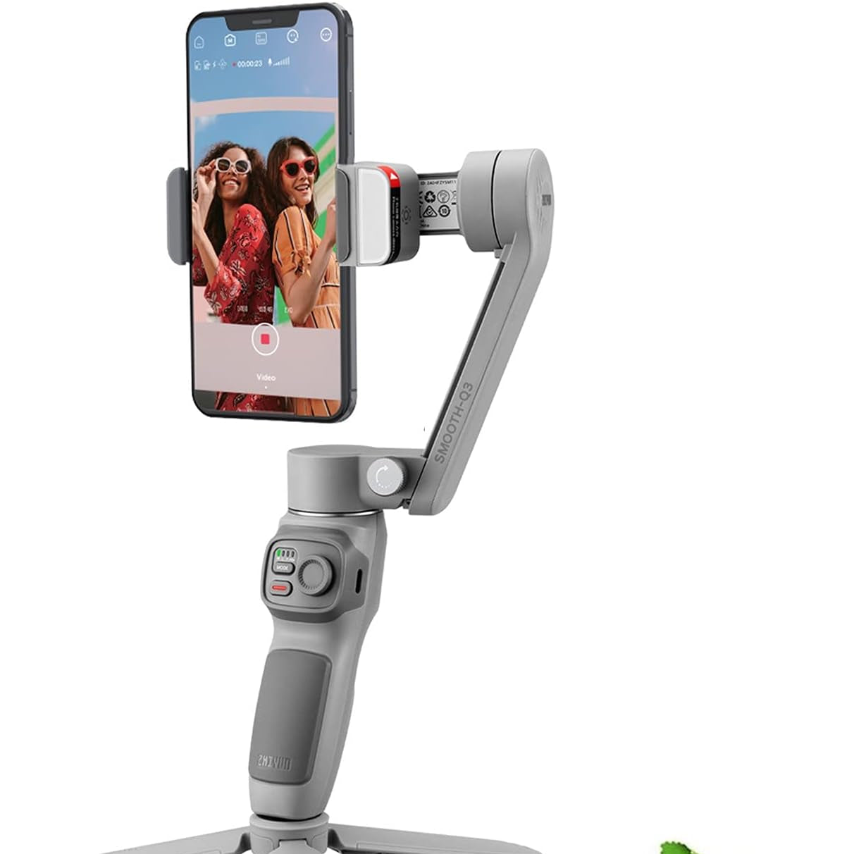 Zhiyun Smooth-Q3 – Stabilisateur 3 Axes avec Lumière LED intégrée