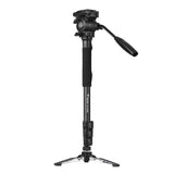 Weifeng WF-3958M – Monopod Professionnel en Aluminium avec Tête Fluide