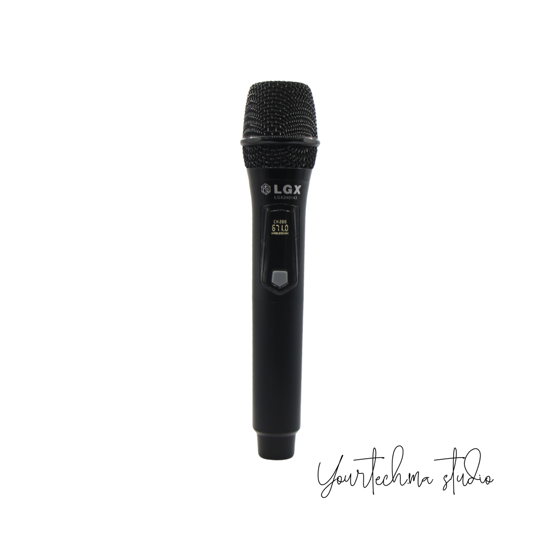 Microphone Sans Fil UHF Professionnel – Set de 3 ou 4 Micros avec Récepteur Unique, Rechargeable, Anti-Larsen, Haute Portée 50m