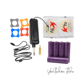 Microphone Sans Fil UHF Professionnel – Set de 3 ou 4 Micros avec Récepteur Unique, Rechargeable, Anti-Larsen, Haute Portée 50m
