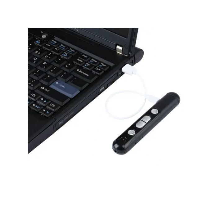 Présentateur USB-C Rechargeable Sans Fil – Télécommande PowerPoint, Keynote, Google Slides – Portée 200 M, Minuterie, Batterie Longue Durée