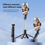 Selfie Stick Trépied C18 Sans Fil 103cm Rotation 360°