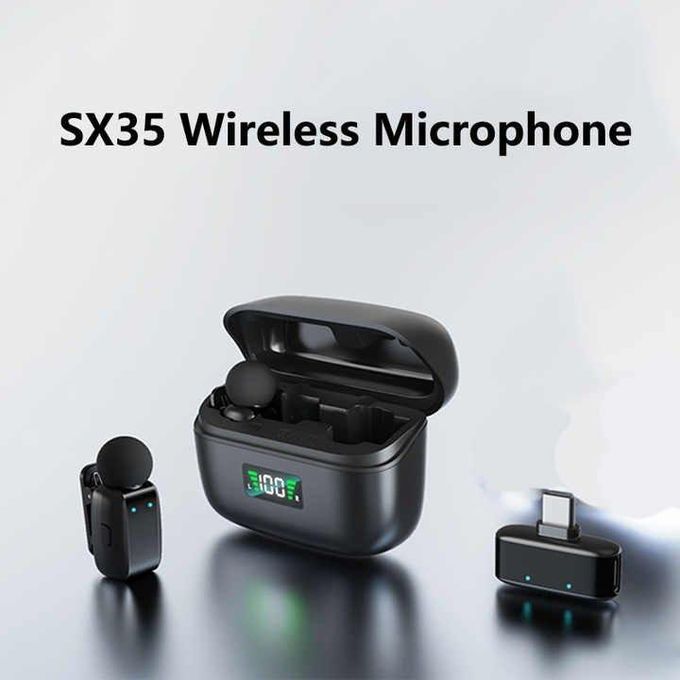 Micro Cravate Sans Fil SX35 USB-C Double Émetteur