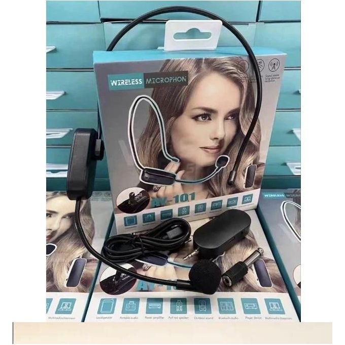 Microphone Sans Fil Portable 2.4G – Longue Portée et Autonomie AY-101