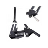 Support Microphone Réglable en Métal avec Pince de Table