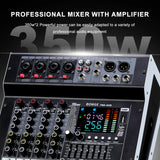 Mixer Audio 4 Canaux BOMGE 402B – 2x350W, Bluetooth, Studio & DJ