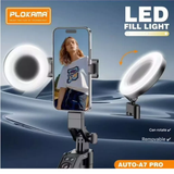 Trépied Selfie AI 360° 1,80 m avec Lumière LED et Télécommande