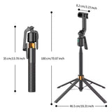 Perche Selfie Q13 Trépied AI 360° avec Télécommande