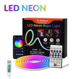 Ruban LED Néon RGB Intelligent Bluetooth USB 5V 2M à 10M