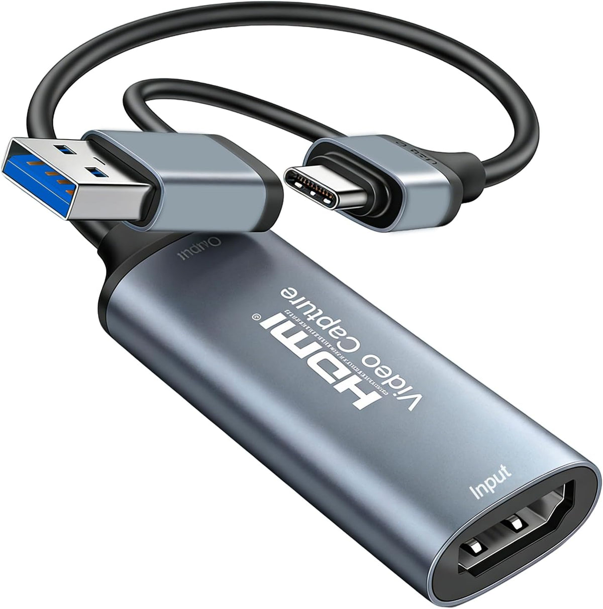 Carte Capture Vidéo HDMI 4K vers USB 3.0 et Type-C 1080P