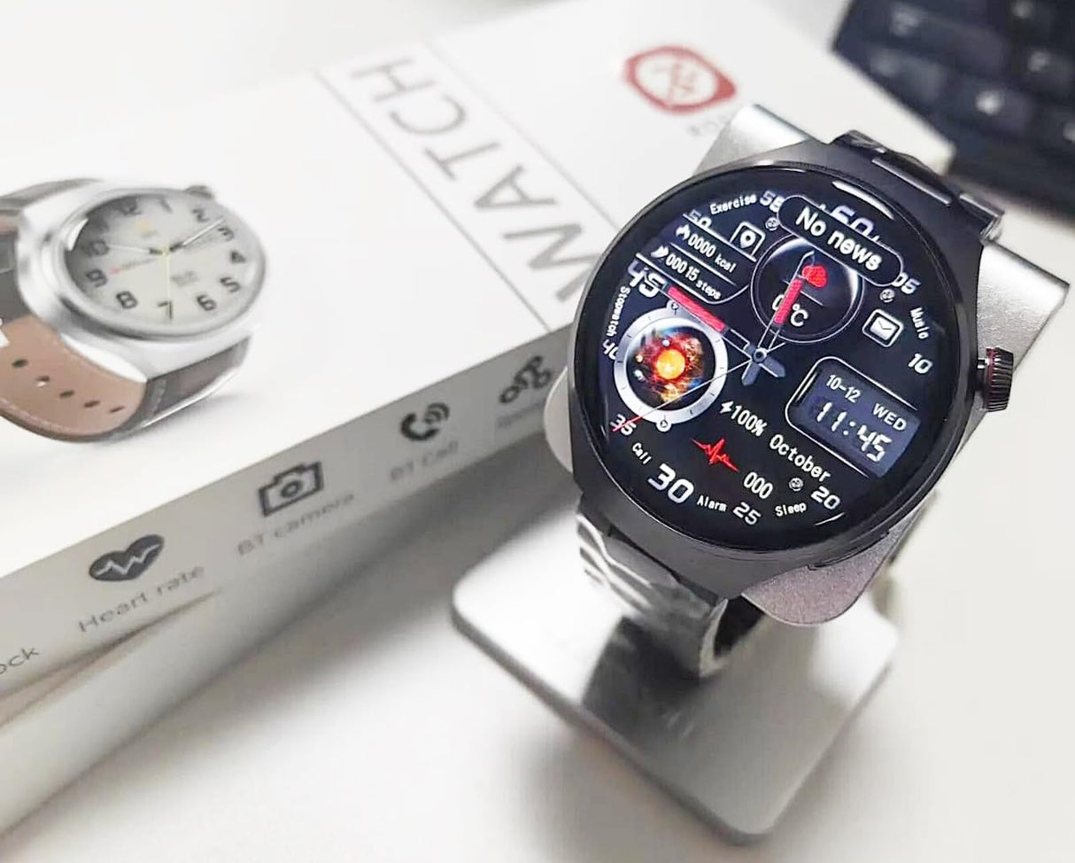 Smart Watch GT4 Pro – GPS, NFC, Appels Bluetooth, Écran HD