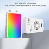 Lampe LED RGB 40W Portable Rechargeable 3000–7000K