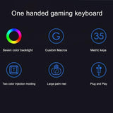 Clavier Gaming RGB Monomanu - 35 Touches, Rétroéclairage Coloré - KL-82