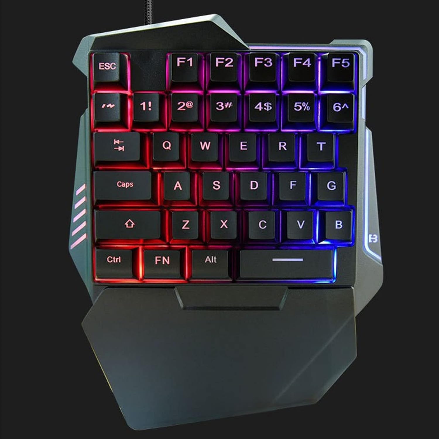 Clavier Gaming RGB Monomanu - 35 Touches, Rétroéclairage Coloré - KL-82