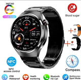Smart Watch GT4 Pro – GPS, NFC, Appels Bluetooth, Écran HD