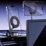 Support Téléphone Magnétique 360° Pliable Shopellox – Fixation Puissante Sans Résidu (Noir)