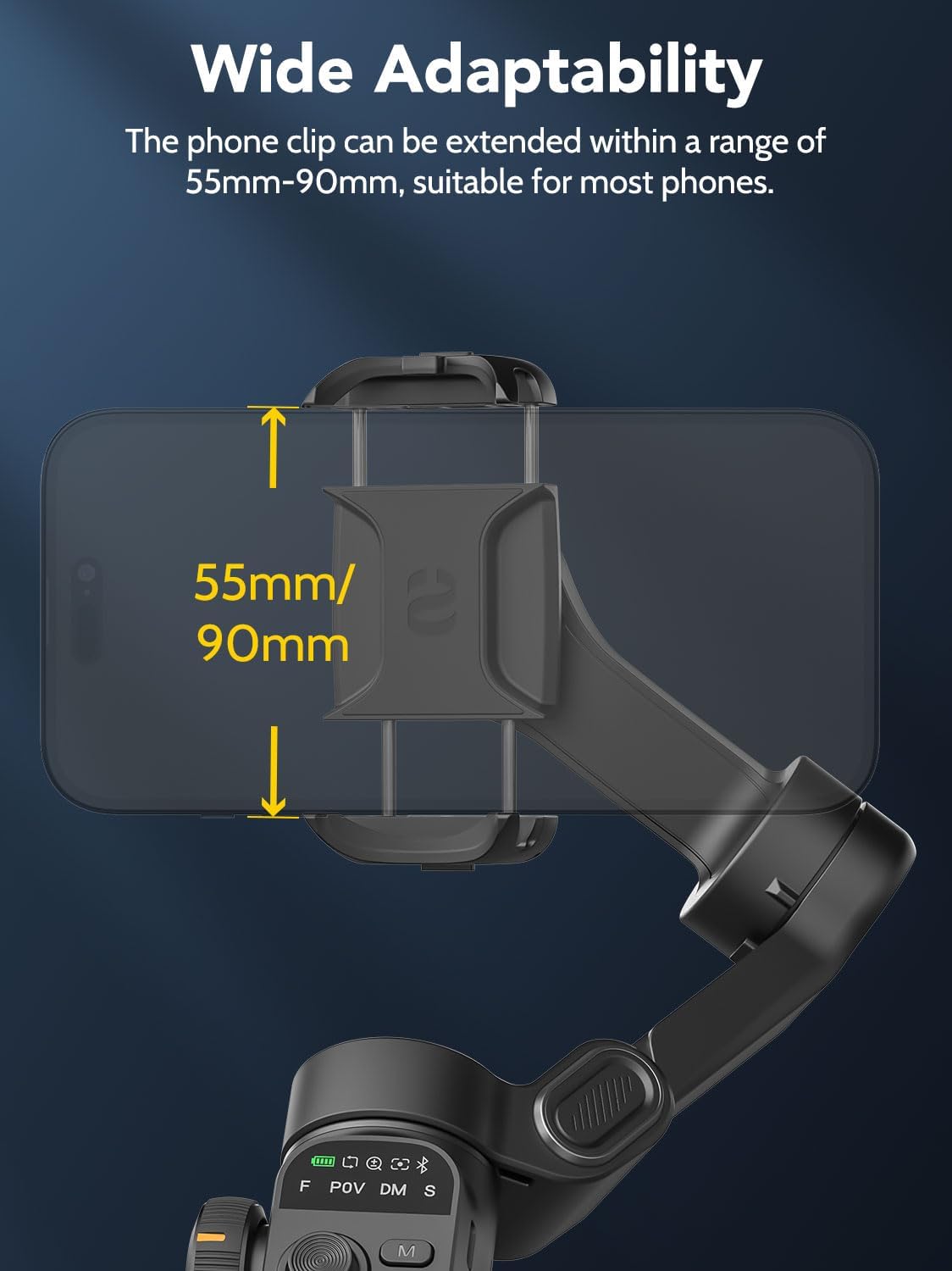 Aochuan Smart X2 Stabilisateur Smartphone 3 Axes avec Suivi IA