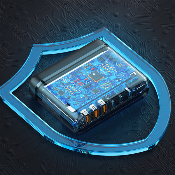 Chargeur GaN 140 W LDNIO A6140C – 6 Ports USB‑C/A, Écran LED, Super Charge Rapide