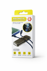 Support magnétique voiture pour téléphone et câble – 2-en-1