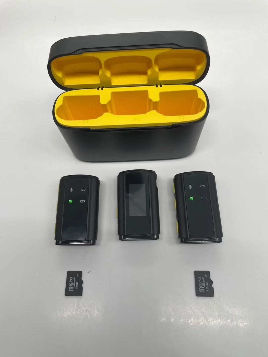 Micro Sans Fil SX28 – 2 Micros + Récepteur 3-en-1 Type-C Lightning Jack