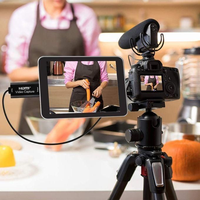 Carte de Capture HDMI USB 3.0 4K vers 1080p – Enregistrement Vidéo & Audio pour Streaming, OBS, PS4, Xbox