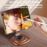 Support Téléphone Métal Réglable avec Base Bois – L-398