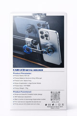 Support de Téléphone Métallique pour Écran de Voiture (Fixation sur écran LCD)