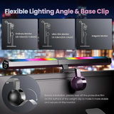 Lampe Écran PC LED RGB 2-en-1 avec Éclairage Réglable