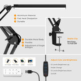 مصباح مكتب LED - إضاءة مريحة وقابلة للتعديل للمكتب