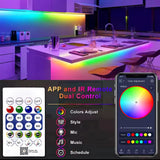 Ruban LED Néon RGB Intelligent Bluetooth USB 5V 2M à 10M
