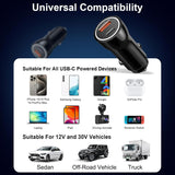 Chargeur Voiture USB-C Plustar W-008 43W Double Port PD & QC 3.0 avec Câble 1m