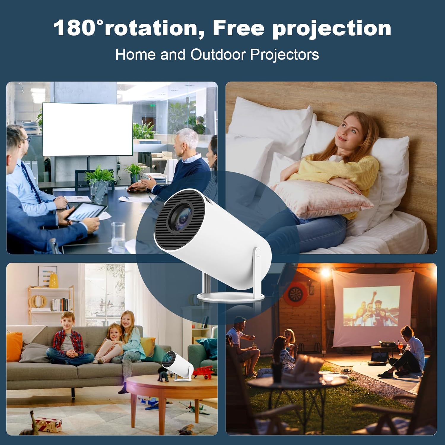 Data Show Android Data Show HY300 Portable 4K avec WiFi6 et Bluetooth 5.2 – Yourtech.ma