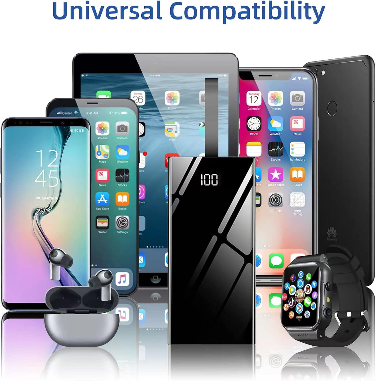 Power Bank 50000 mAh avec Charge Rapide 22.5W - Plustar