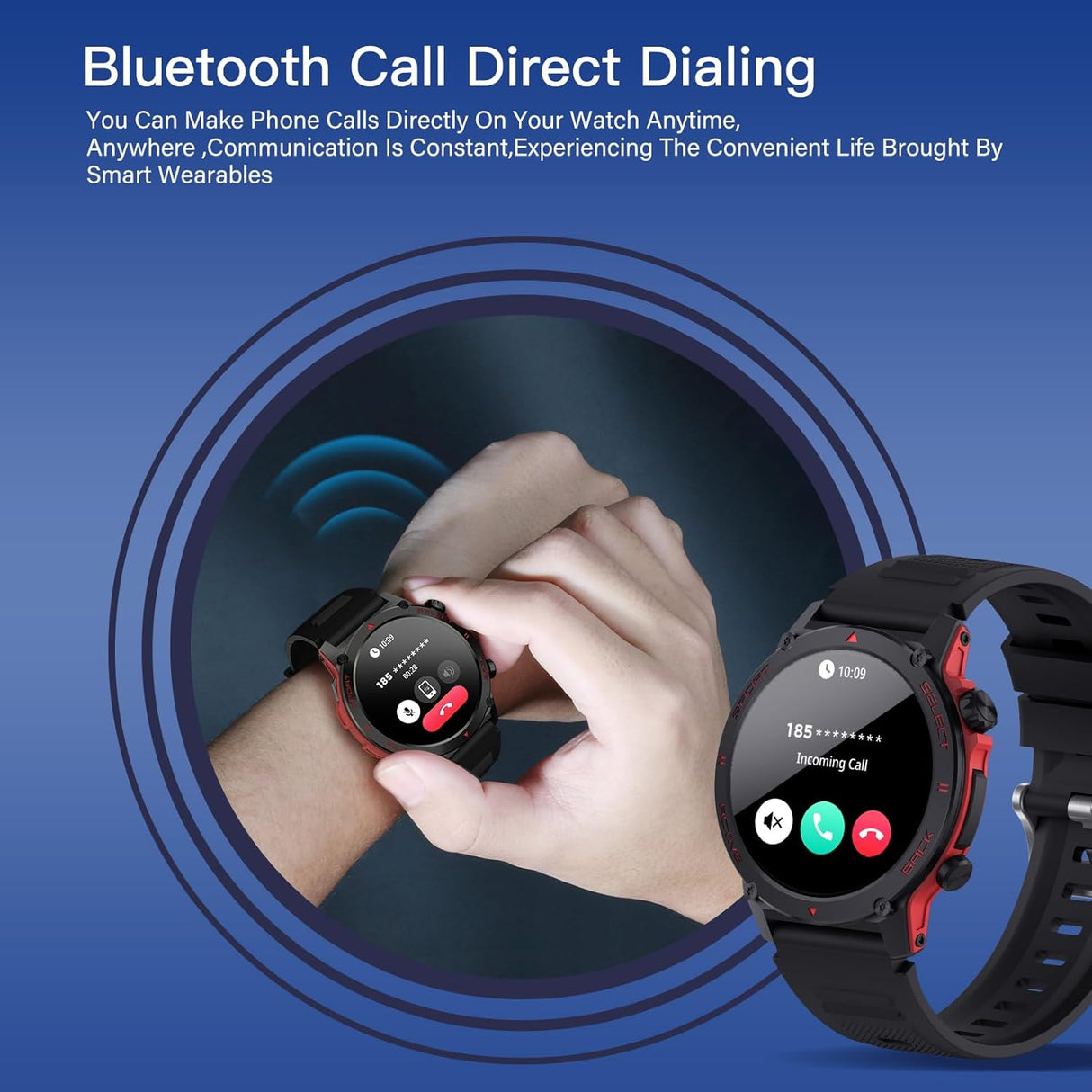 Smart Watch PEJE ZW13-AMD AMOLED 1,43″ Appels Bluetooth IP68