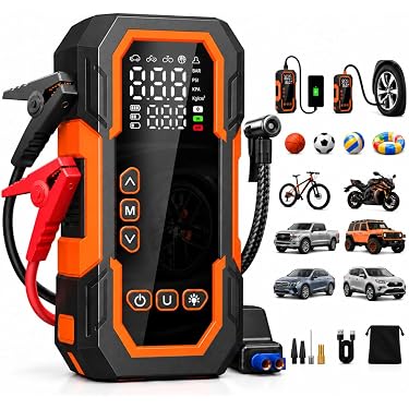 Démarreur Auto Royal R676 avec Compresseur et Power Bank 12000 mah