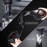 Casque Gaming ONIKUMA K1B PRO avec Micro et Lumières LED – Noir/Rouge