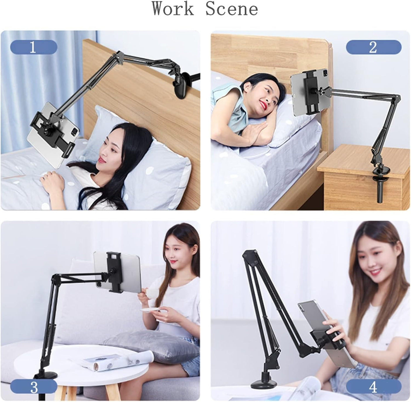 Support de Tablette Pliable et Ajustable – Rotation 360°