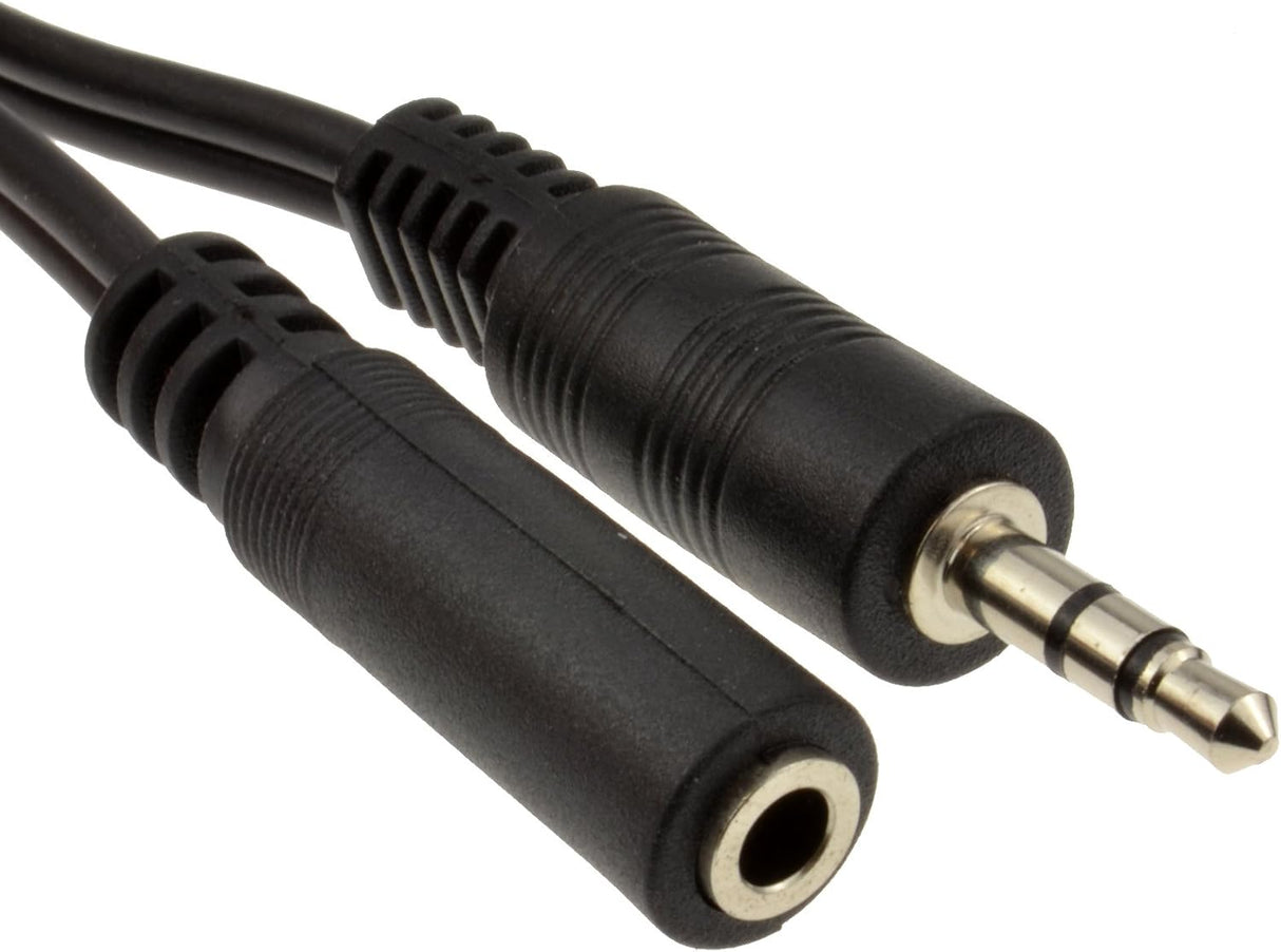 Câble Extension Audio Jack 3,5 mm Mâle/Femelle 3 m Noir
