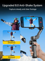 Aochuan Smart X2 Stabilisateur Smartphone 3 Axes avec Suivi IA