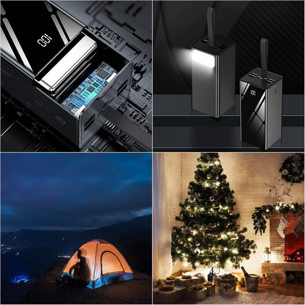 Power Bank 50000 mAh avec Charge Rapide 22.5W - Plustar