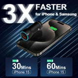 Chargeur Voiture USB-C Plustar W-008 43W Double Port PD & QC 3.0 avec Câble 1m