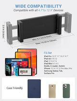 Support de Tablette et Smartphone à Bras Articulé Réglable à Base Large