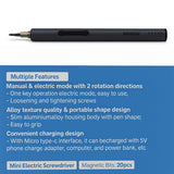 KOOCU K02 Tournevis Électrique Pro 20 Embouts Type-C 90°