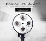 Puluz Softbox 50x70cm – Kit Éclairage Photo/Vidéo avec 4 Lampes de 20W + Trépied 200cm